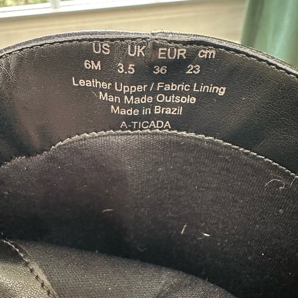 Black western style knee high boot - Picture 4 of 6